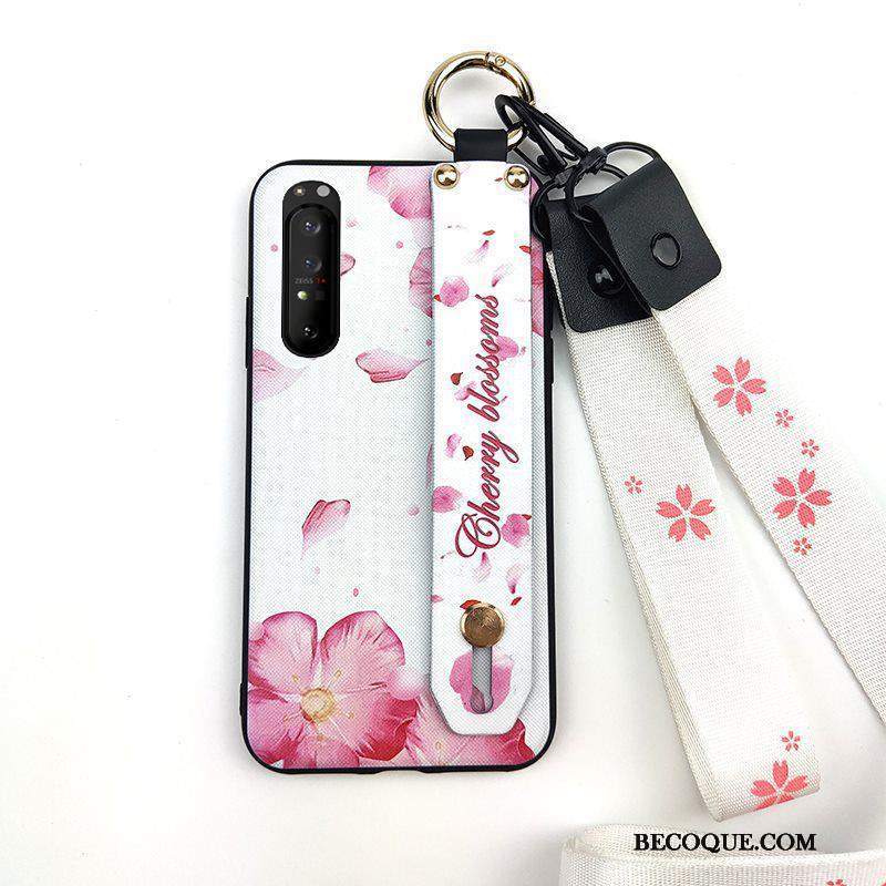 Futerał Sony Xperia 1 Ii Ochraniacz Sakurana Telefon, Etui Sony Xperia 1 Ii Miękki Kwiaty Różowe