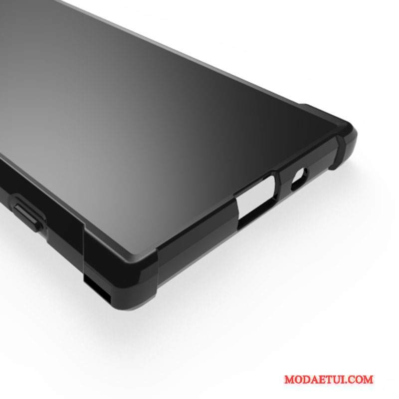 Futerał Sony Xperia Xz1 Torby Czarnyna Telefon, Etui Sony Xperia Xz1 Ochraniacz Nubuku Anti-fall