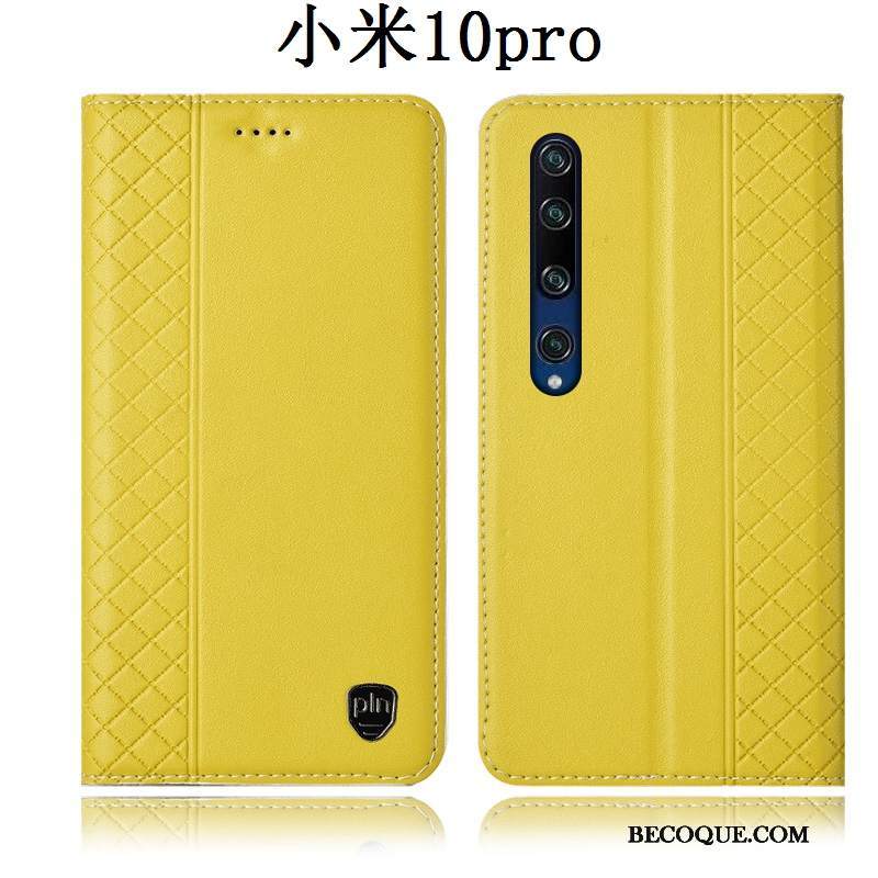 Futerał Xiaomi Mi 10 Pro Ochraniacz Małyna Telefon, Etui Xiaomi Mi 10 Pro Pokrowce Anti-fall Żółty