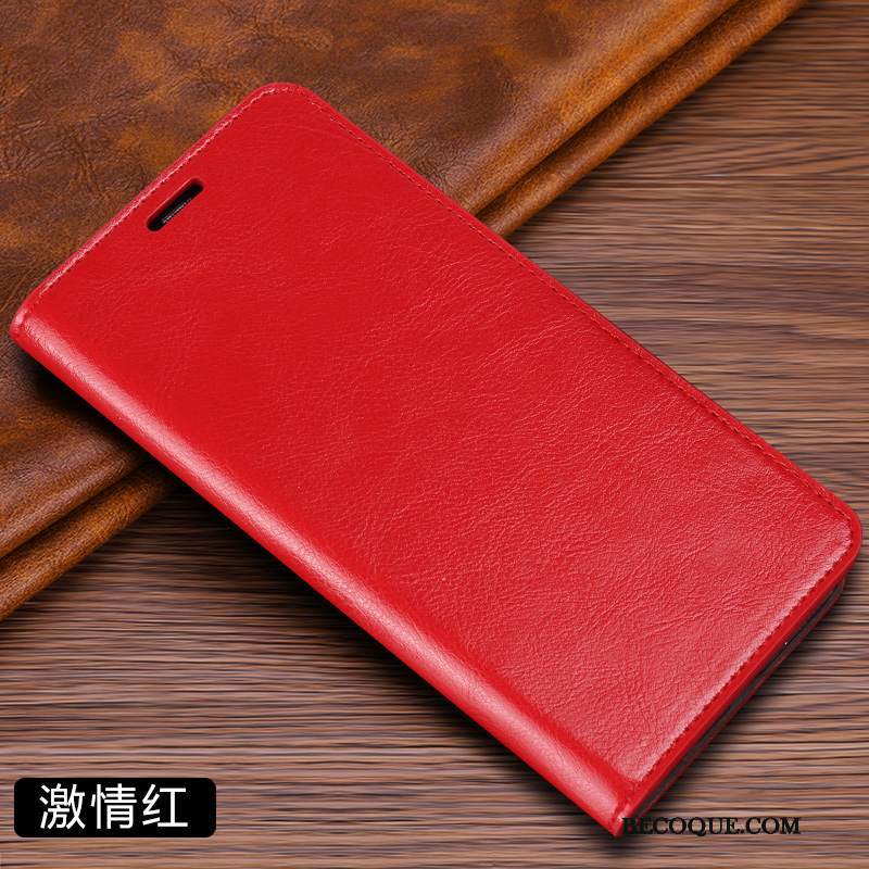 Futerał Xiaomi Mi 10 Pro Skóra Czerwonyna Telefon, Etui Xiaomi Mi 10 Pro Pokrowce Składać Mały