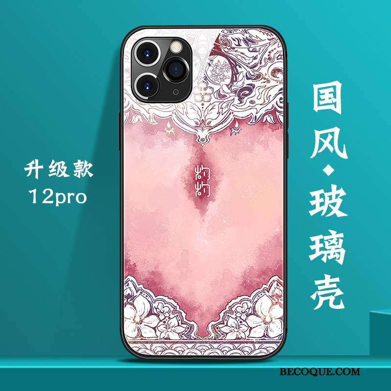 Futerał iPhone 12 Pro Kreatywne Różowe Nowy, Etui iPhone 12 Pro Tendencjana Telefon