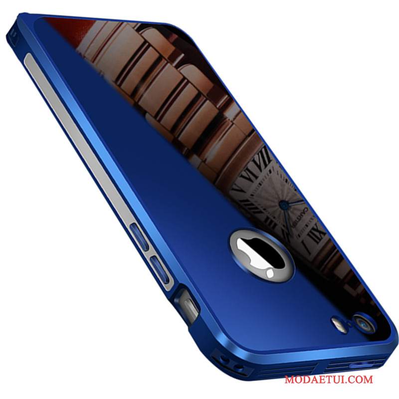 Futerał iPhone 5/5s Metal Niebieskina Telefon, Etui iPhone 5/5s Kreatywne Anti-fall Trudno