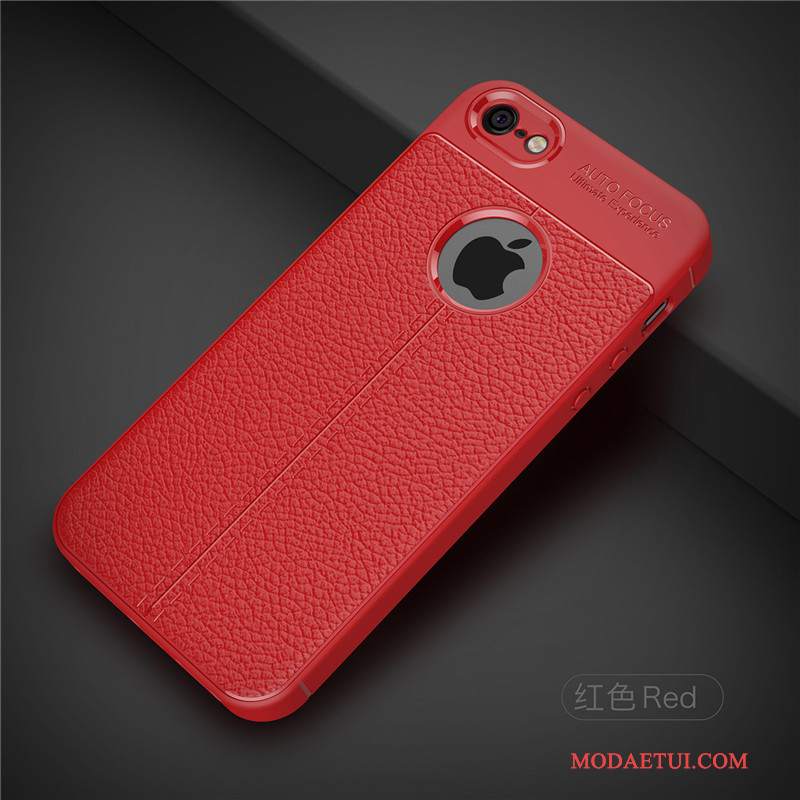 Futerał iPhone 5/5s Ochraniacz Tendencja Nubuku, Etui iPhone 5/5s Torby Czerwony Anti-fall