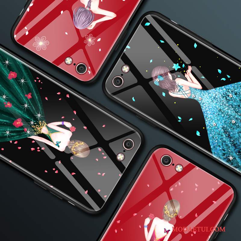 Futerał iPhone 6/6s Plus Kolor Anti-fall Szkło, Etui iPhone 6/6s Plus Torby Osobowość Tendencja