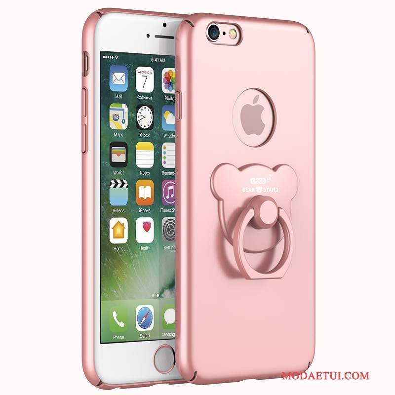 Futerał iPhone 6/6s Torby Anti-fall Nubuku, Etui iPhone 6/6s Wspornik Na Telefon Różowe
