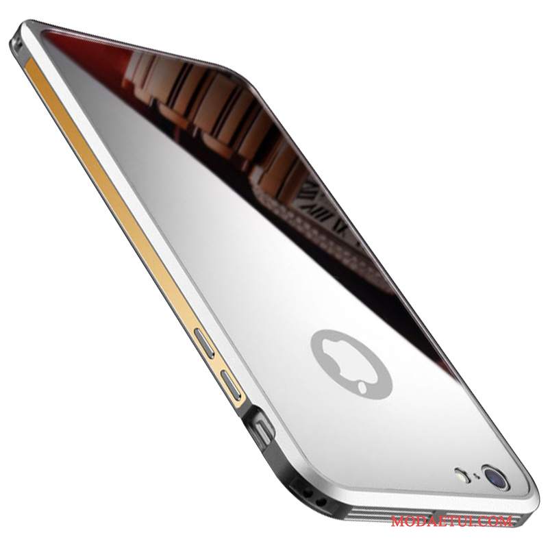 Futerał iPhone 6/6s Torby Anti-fall Trudno, Etui iPhone 6/6s Metal Granica Czarny