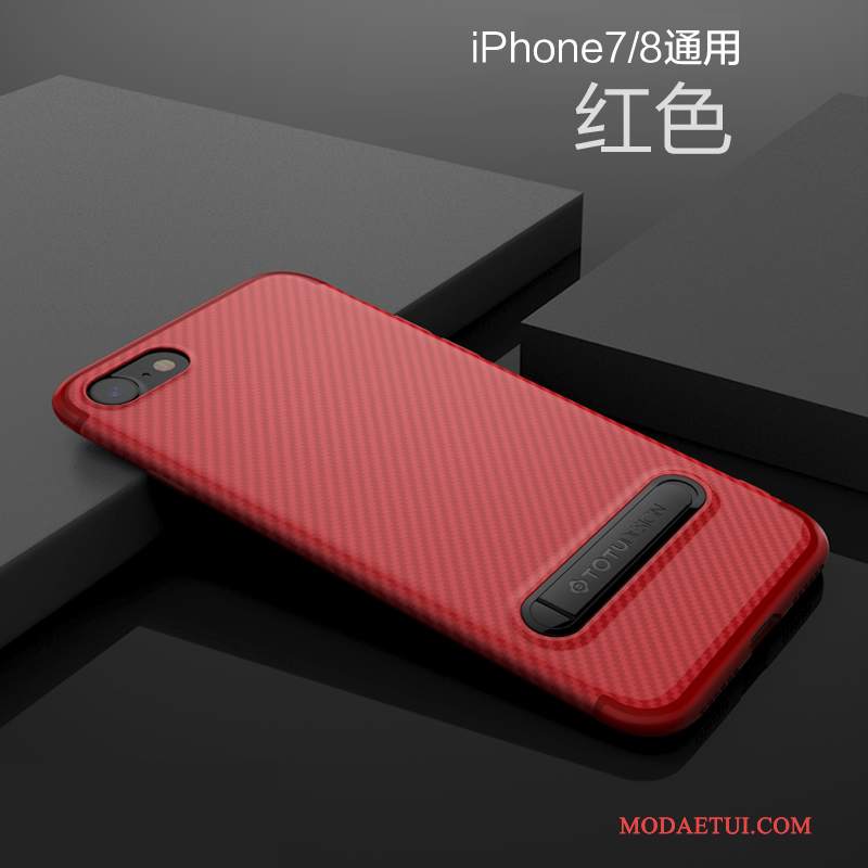Futerał iPhone 7 Miękki Nowy Cienkie, Etui iPhone 7 Silikonowe Na Telefon Czerwony