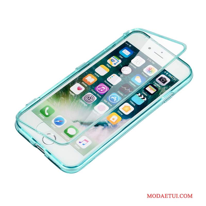 Futerał iPhone 7 Pokrowce Anti-fall Niebieski, Etui iPhone 7 Miękki Osobowośćna Telefon
