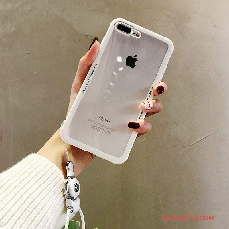 Futerał iPhone 8 Kreatywne Szkłona Telefon, Etui iPhone 8 Ochraniacz Biały Anti-fall