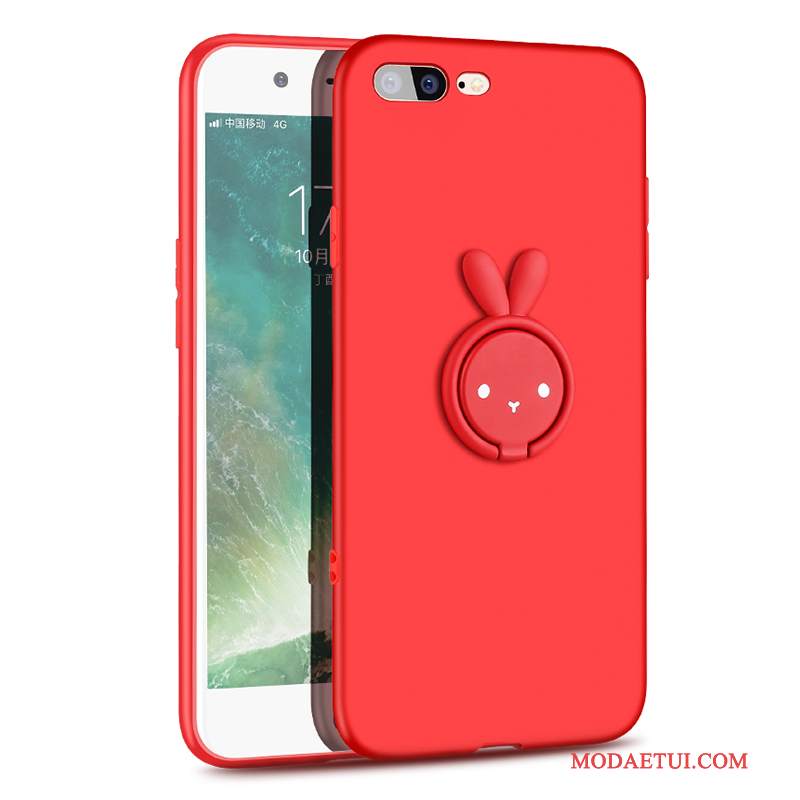 Futerał iPhone 8 Plus Kreatywne Anti-fall Osobowość, Etui iPhone 8 Plus Silikonowe Na Telefon Czerwony