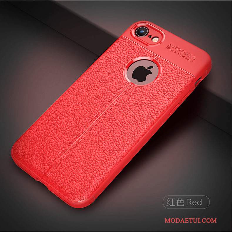 Futerał iPhone 8 Torby Anti-fall Biznes, Etui iPhone 8 Miękki Na Telefon Czerwony