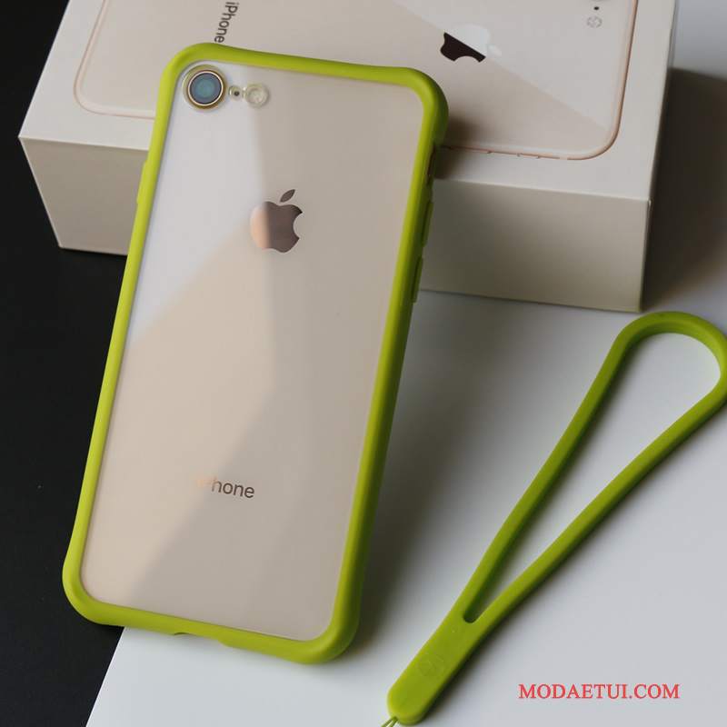 Futerał iPhone 8 Zielony Płótno, Etui iPhone 8 Na Telefon Anti-fall