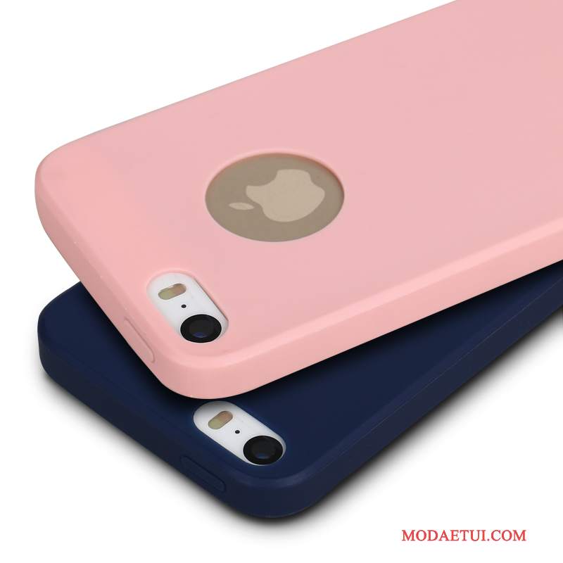 Futerał iPhone Se Miękki Różowe Tendencja, Etui iPhone Se Silikonowe Na Telefon Anti-fall