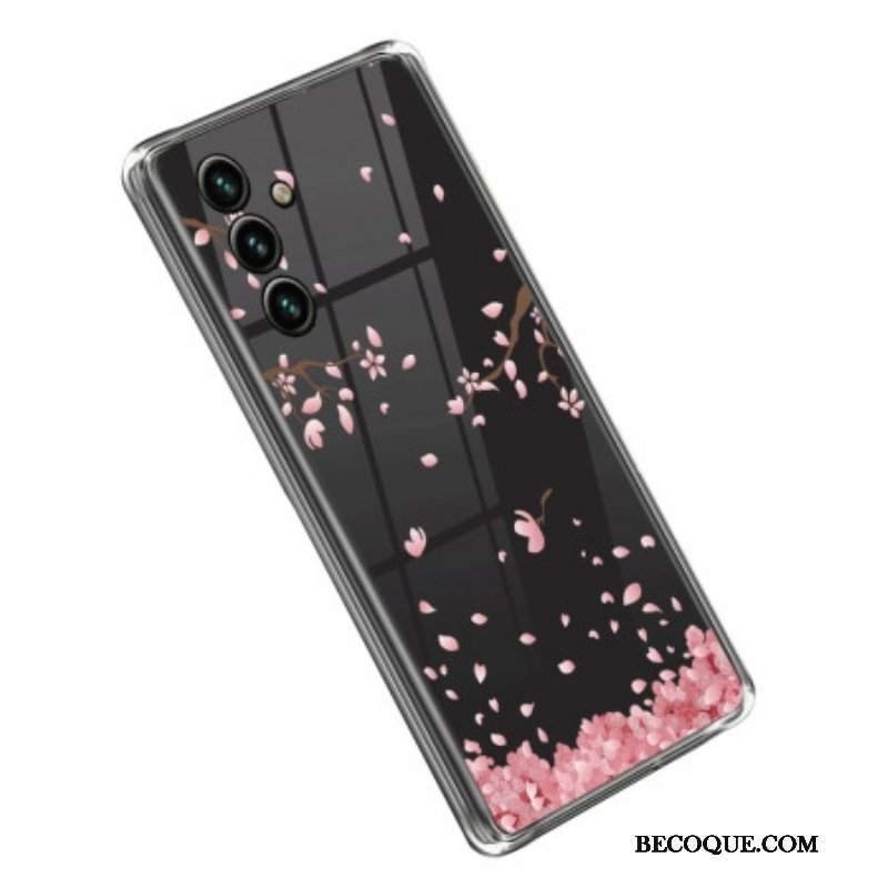 Futerały do Samsung Galaxy A14 / A14 5G Bezszwowe Różowe Kwiaty