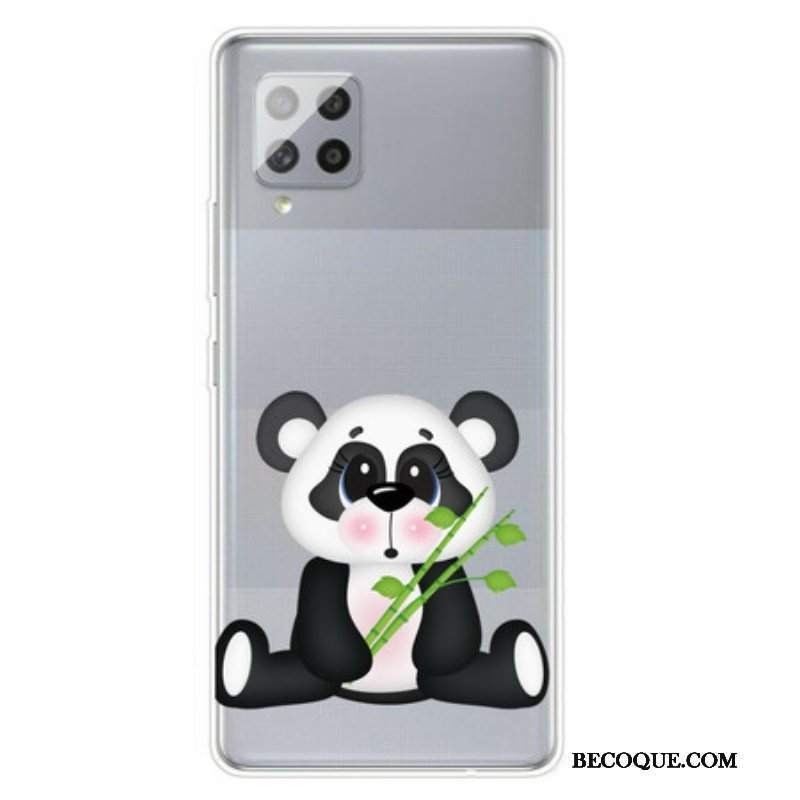 Futerały do Samsung Galaxy A42 5G Bezszwowa Smutna Panda
