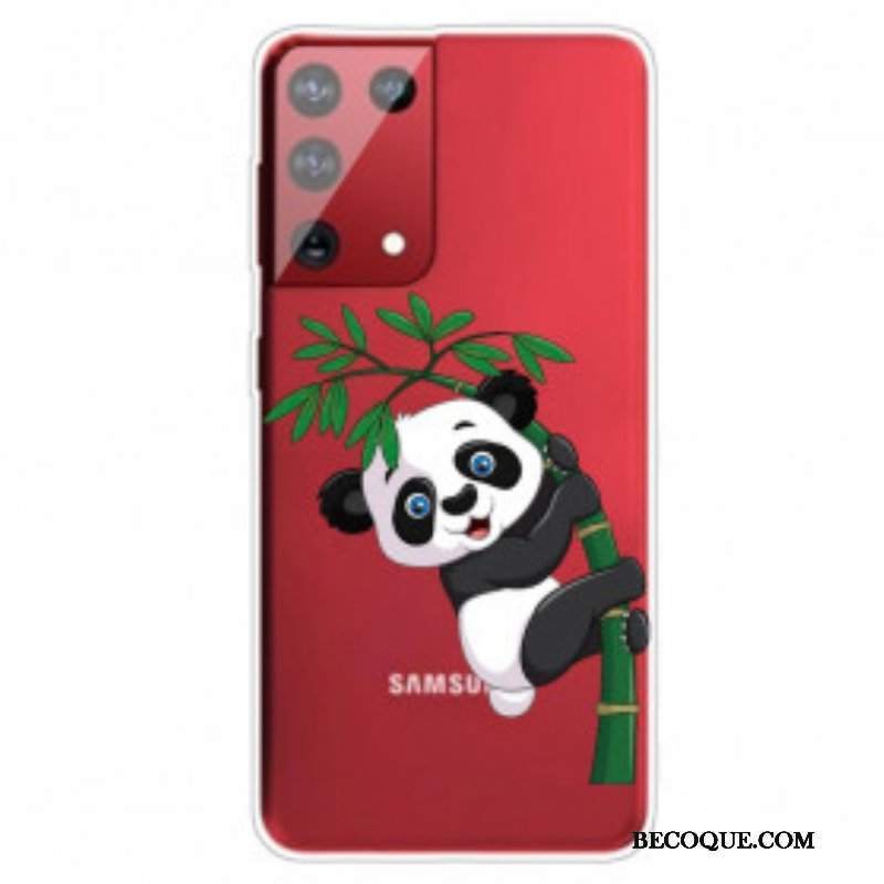 Futerały do Samsung Galaxy S21 Ultra 5G Panda Na Bambusie