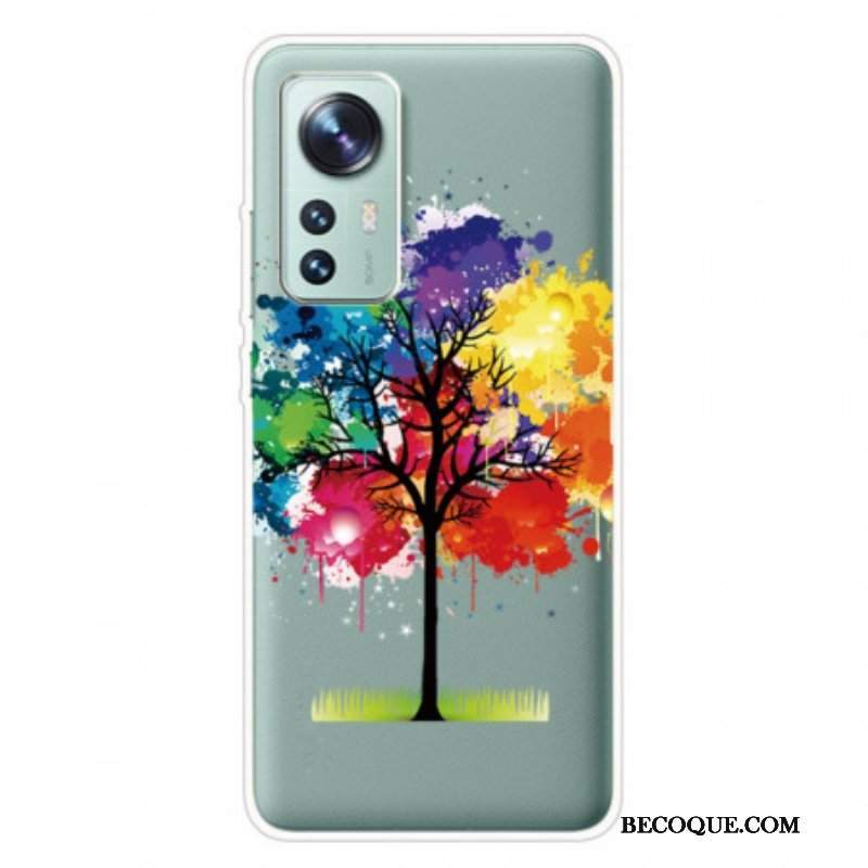 Futerały do Xiaomi 12 Pro Silikon Kolorowego Drzewa
