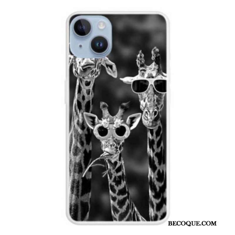 Futerały do iPhone 15 Plus Żyrafy Incognito