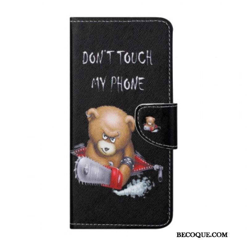 Obudowa Etui Na Telefon do Samsung Galaxy M23 5G Niedźwiedź Nie Dotykaj Mojego Telefonu