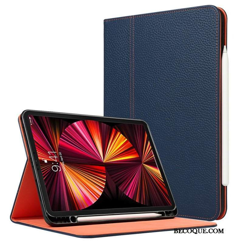 Case do iPad Pro 11" (2022) Prawdziwa Skóra Litchi