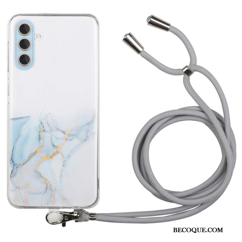 Etui Do Samsung Galaxy A15 5g Akwarelowy Sznur Marmurkowy