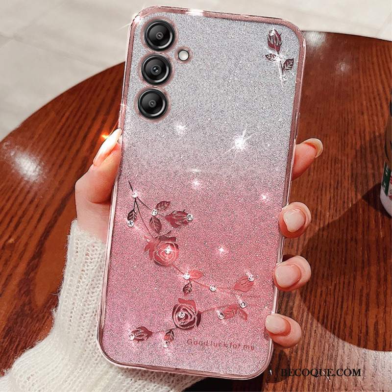 Etui Do Samsung Galaxy S24 Plus 5g Brokat I Kwiaty Kadem