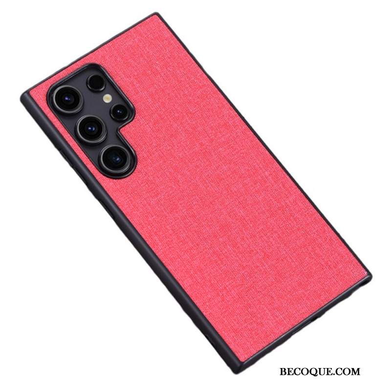 Etui Do Samsung Galaxy S24 Ultra 5g Plastik I Tkanina