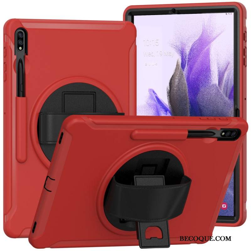 Etui Do Samsung Galaxy Tab S9 Fe Plus Obrotowy Wspornik I Pasek Ręczny
