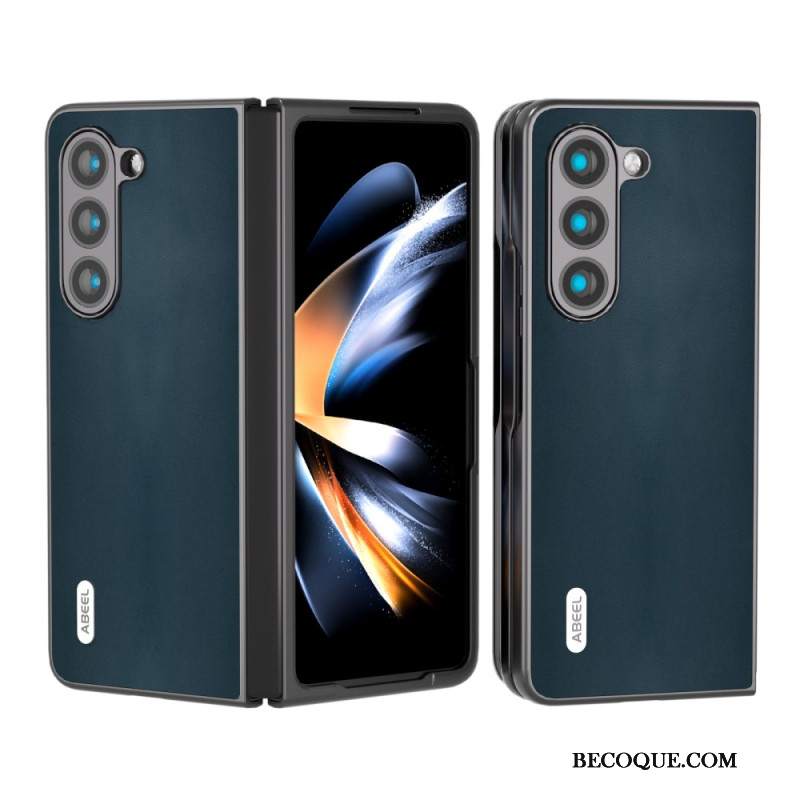 Etui Do Samsung Galaxy Z Fold 5 Prawdziwa Skóra Abeel