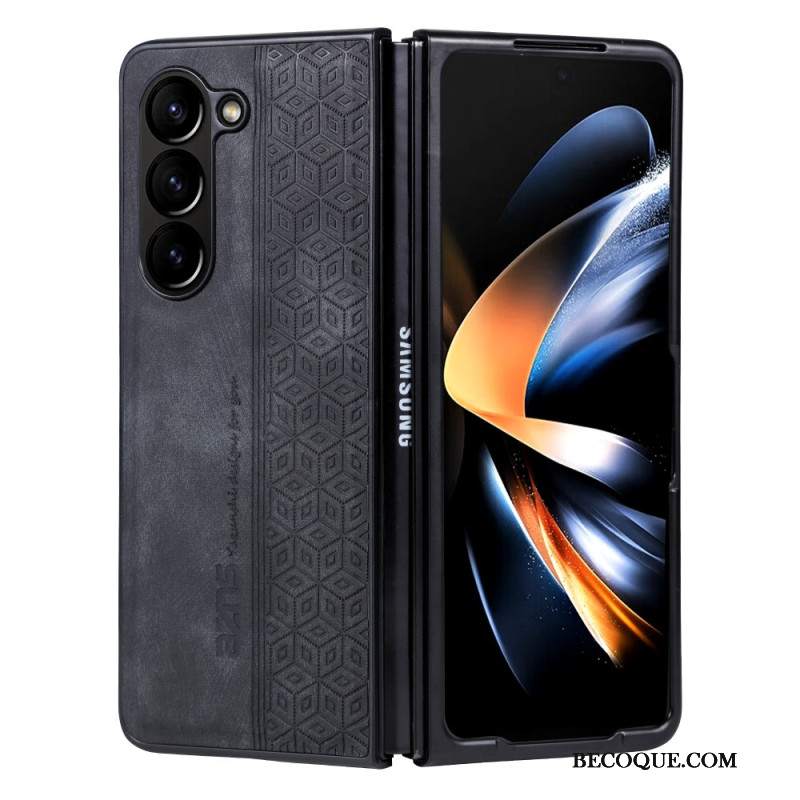 Etui Do Samsung Galaxy Z Fold 5 Sztuczna Skóra Azns
