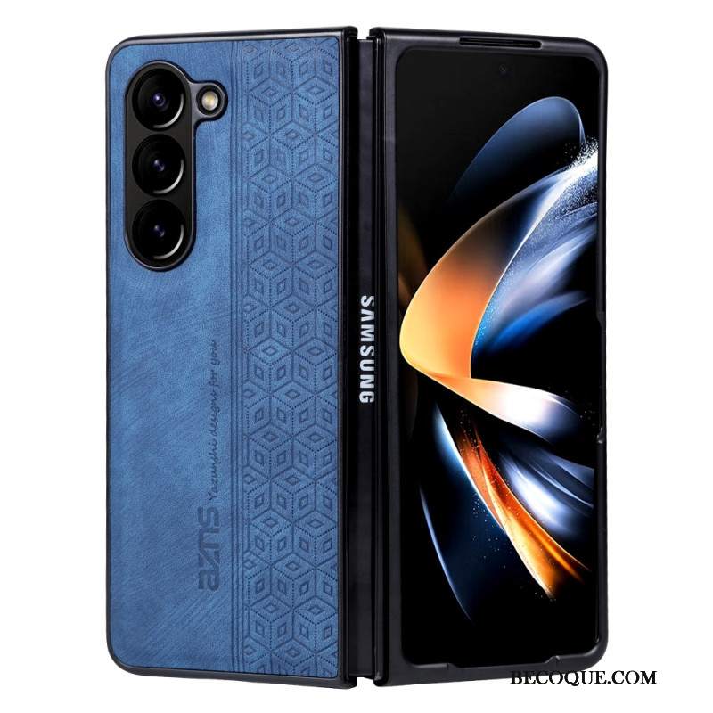 Etui Do Samsung Galaxy Z Fold 5 Sztuczna Skóra Azns