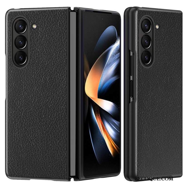 Etui Do Samsung Galaxy Z Fold 6 Sztuczna Skóra Liczi