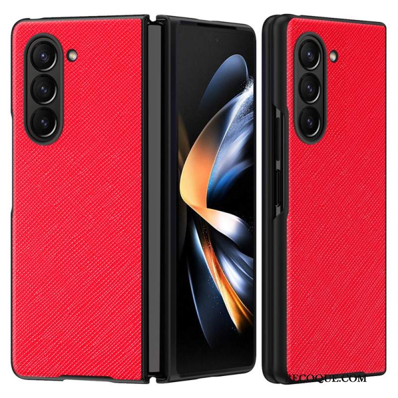 Etui Do Samsung Galaxy Z Fold 6 Tekstura Krzyżowa