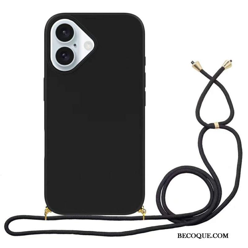 Etui Do iPhone 16 Plus Kordonowa Słoma Pszenna