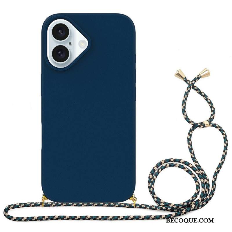 Etui Do iPhone 16 Plus Kordonowa Słoma Pszenna
