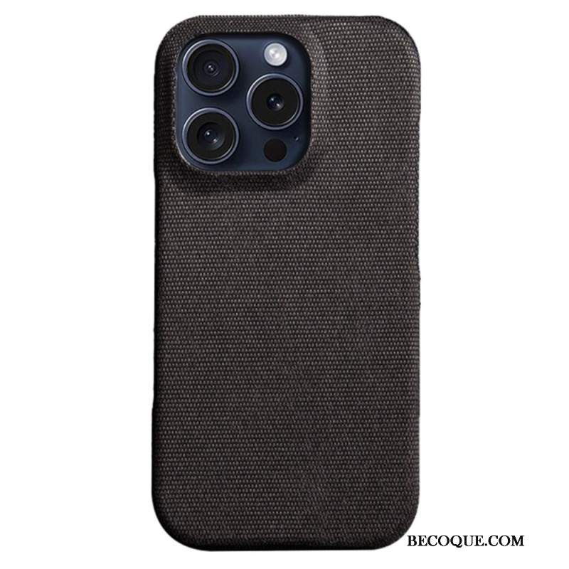 Etui Do iPhone 16 Pro Tekstura Tkaniny