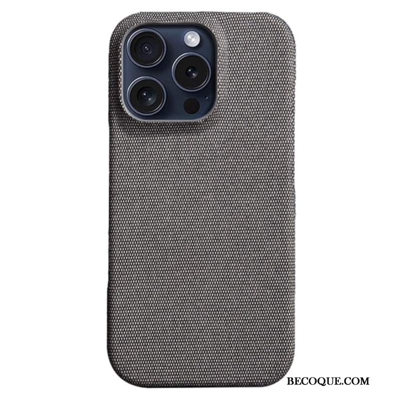 Etui Do iPhone 16 Pro Tekstura Tkaniny