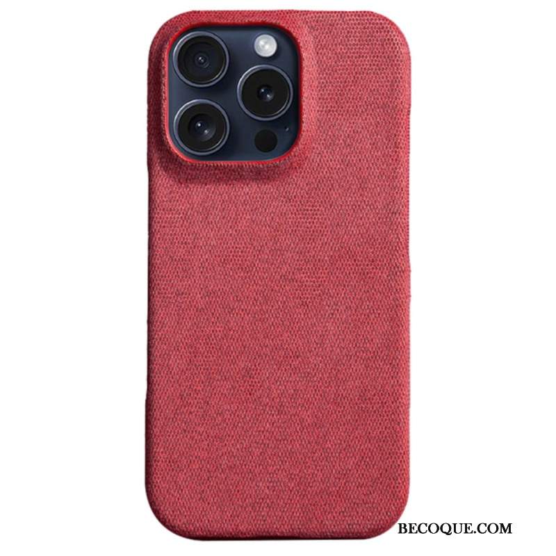 Etui Do iPhone 16 Pro Tekstura Tkaniny