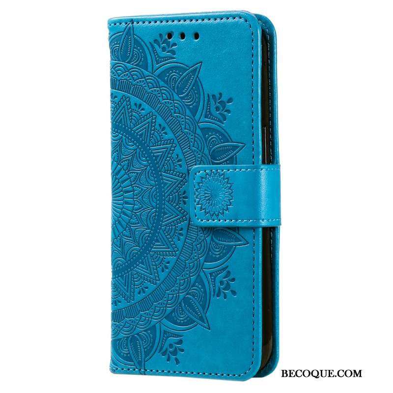 Etui Folio Do Google Pixel 8 Mandala Z Paskiem