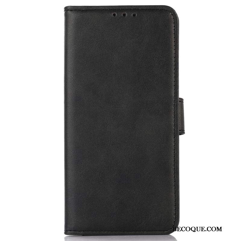 Etui Folio Do Google Pixel 8 Pro Klasyczny Efekt Skóry