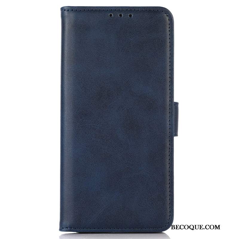 Etui Folio Do Google Pixel 8 Pro Klasyczny Efekt Skóry