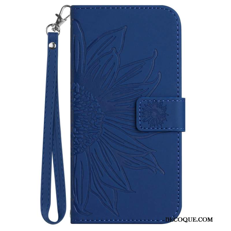 Etui Folio Do Google Pixel 9 Słonecznik Z Paskiem