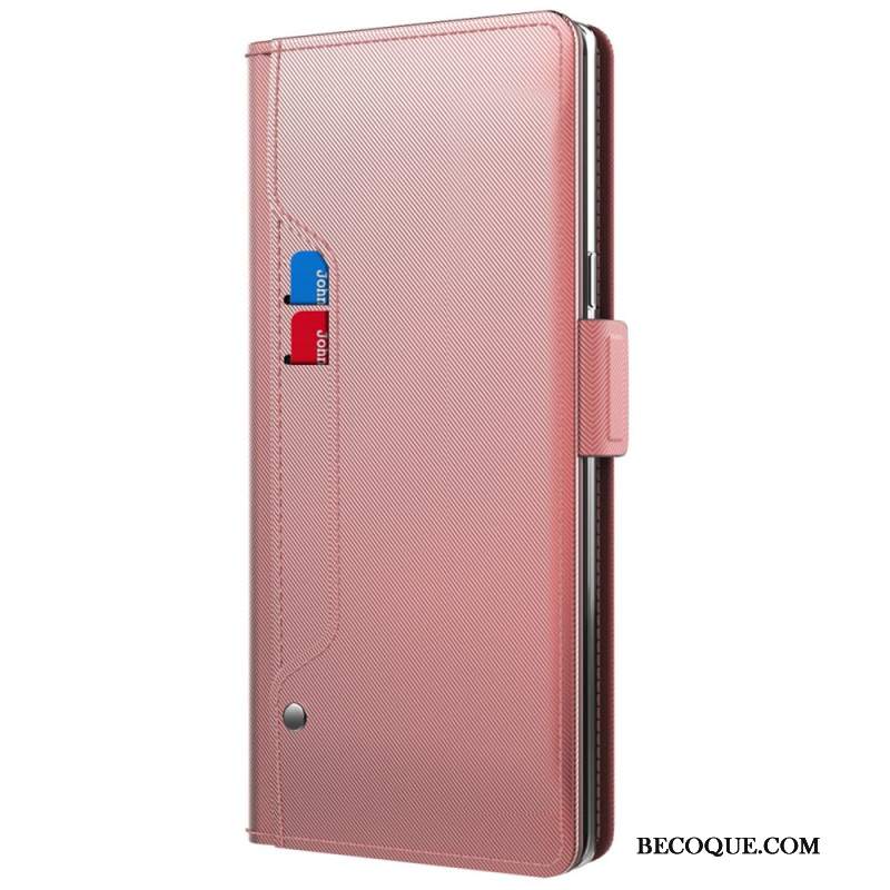Etui Folio Do Huawei Nova 12i Lusterko I Przednie Etui Na Karty