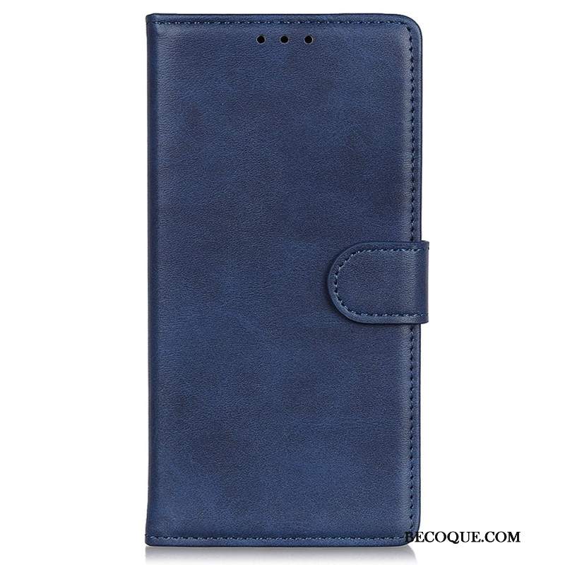 Etui Folio Do Motorola Edge 50 Matowa Sztuczna Skóra
