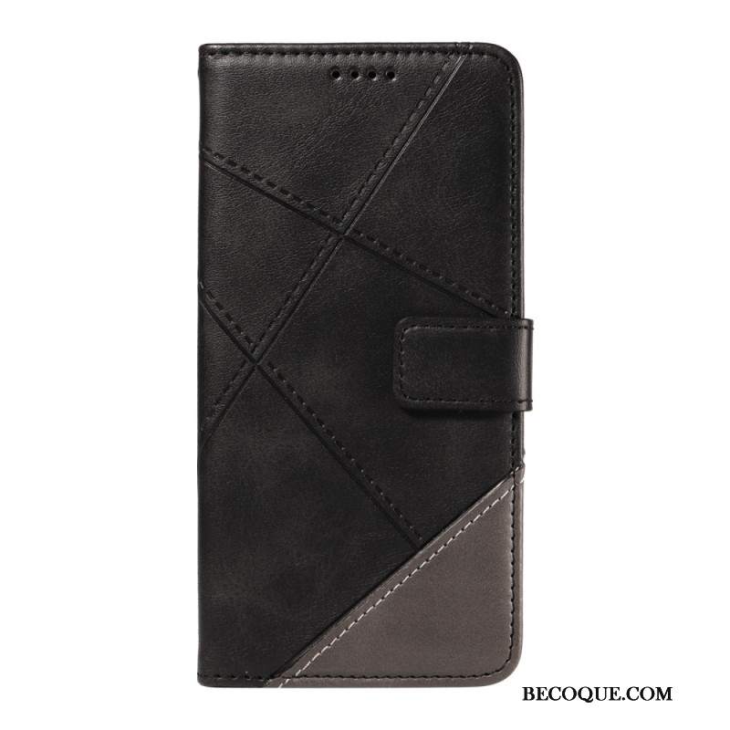 Etui Folio Do Motorola Edge 50 Neo Linie Dwukolorowe