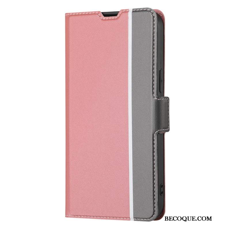 Etui Folio Do Oppo A98 5g Tekstura Jodełki