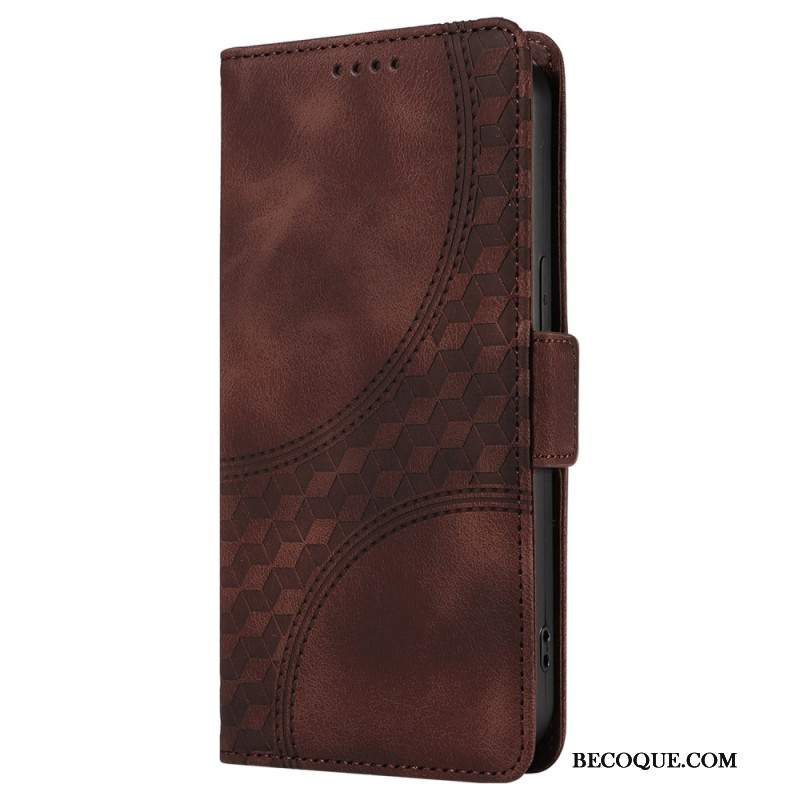Etui Folio Do Oppo Reno 12 5g Gwiaździsty Romb