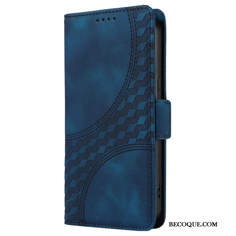 Etui Folio Do Oppo Reno 12 5g Gwiaździsty Romb