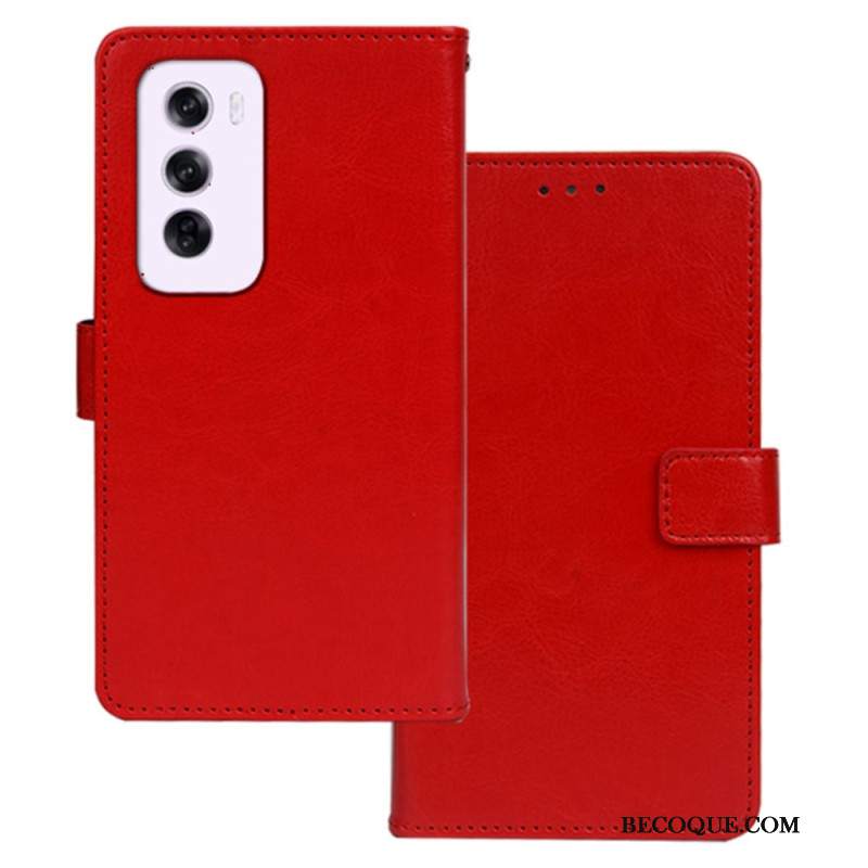 Etui Folio Do Oppo Reno 12 5g Sztuczna Skóra Idewei