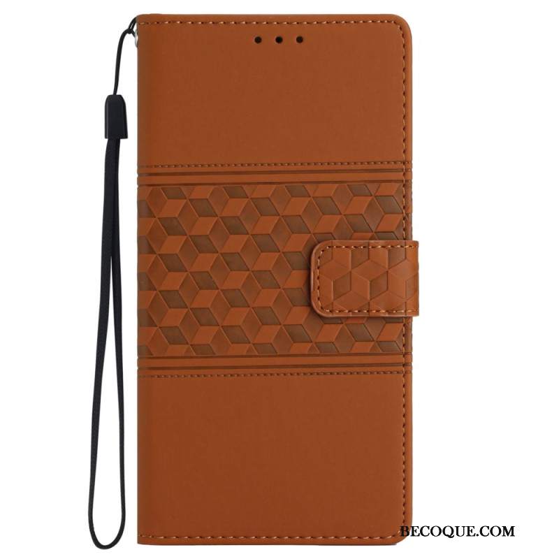 Etui Folio Do Samsung Galaxy A15 5g Fryz Z Paskiem